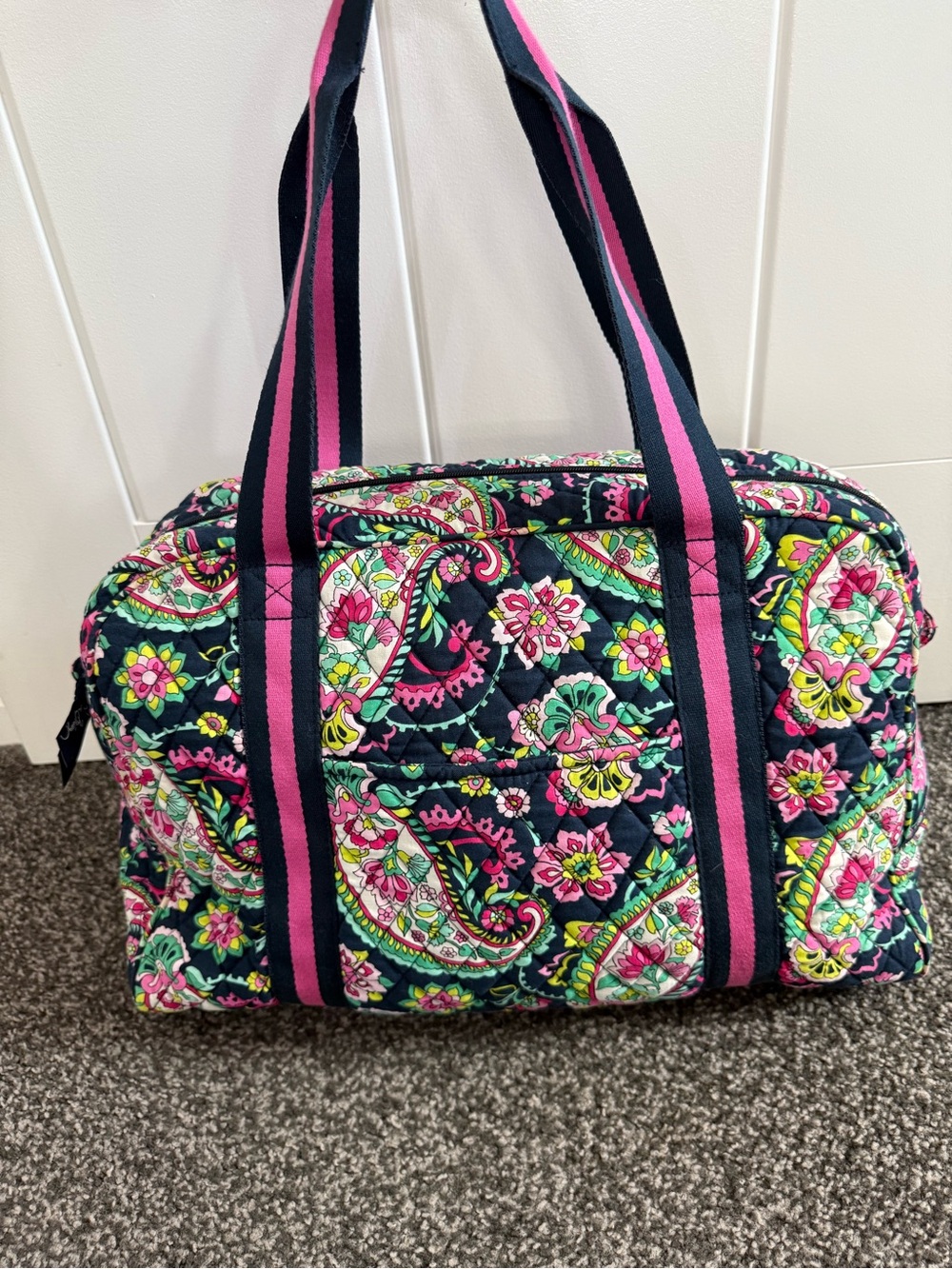 Vera Bradley “Petal Paisley” sport duffel bag
